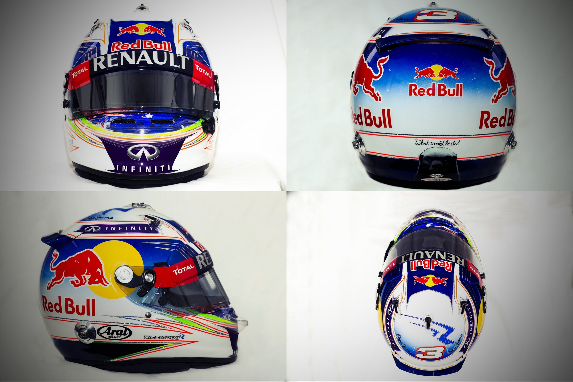 Шлем Даниэля Риккьярдо на сезон 2015 года | 2015 helmet of Daniel Ricciardo