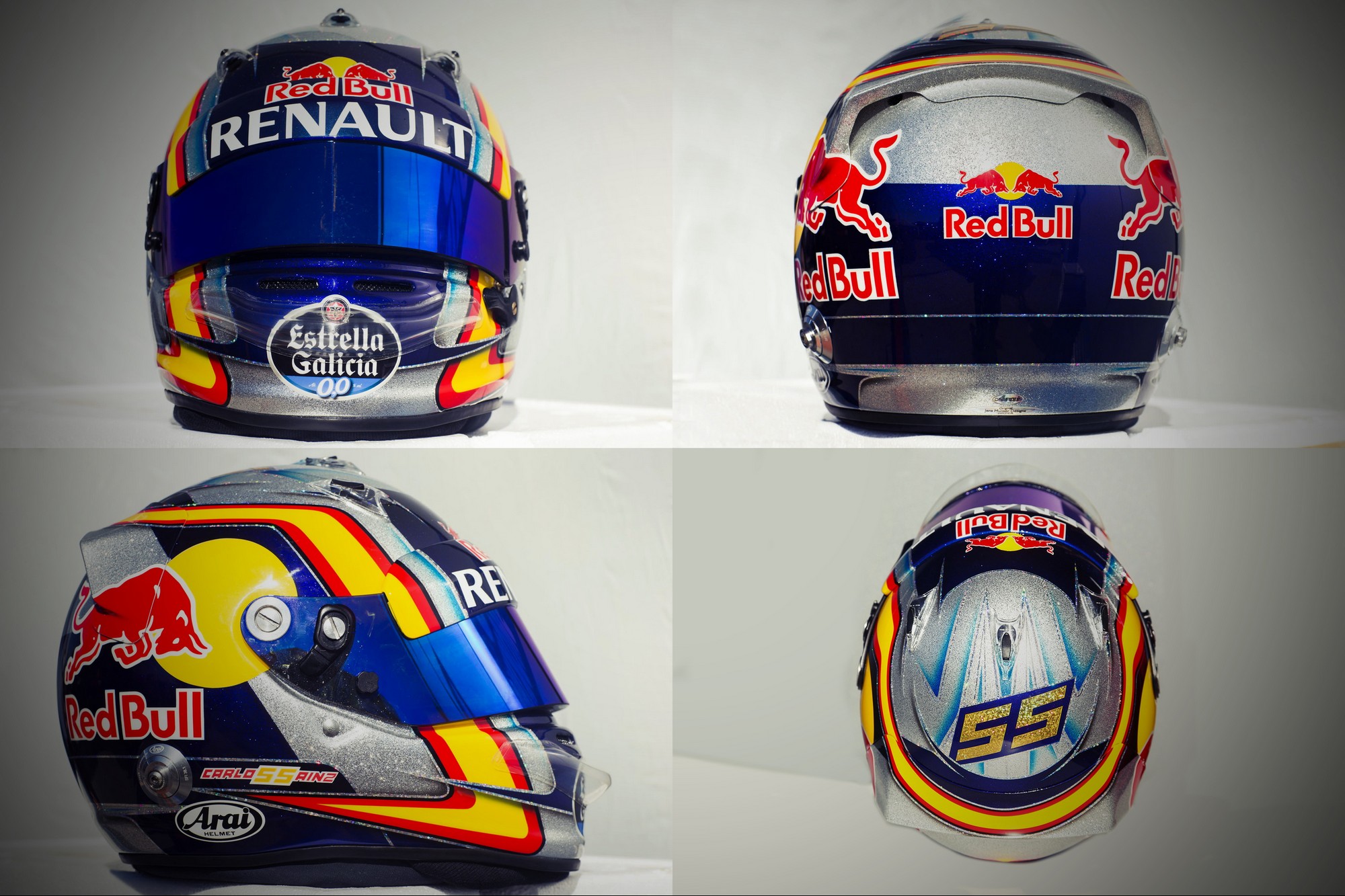 Шлем Карлоса Сайнца-младшего на сезон 2015 года | 2015 helmet of Carlos Sainz, Jr