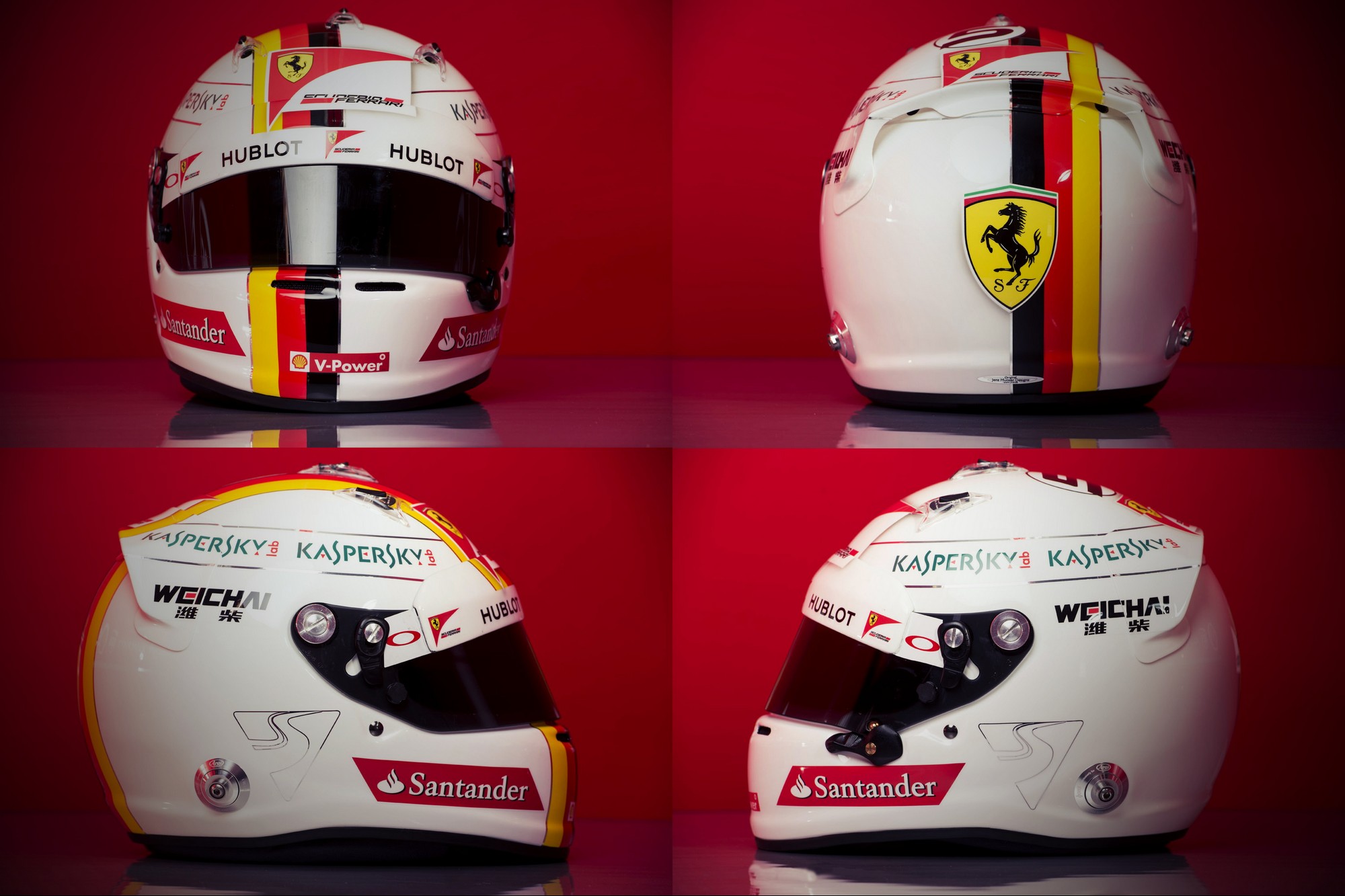Шлем Себастьяна Феттеля на сезон 2015 года | 2015 helmet of Sebastian Vettel
