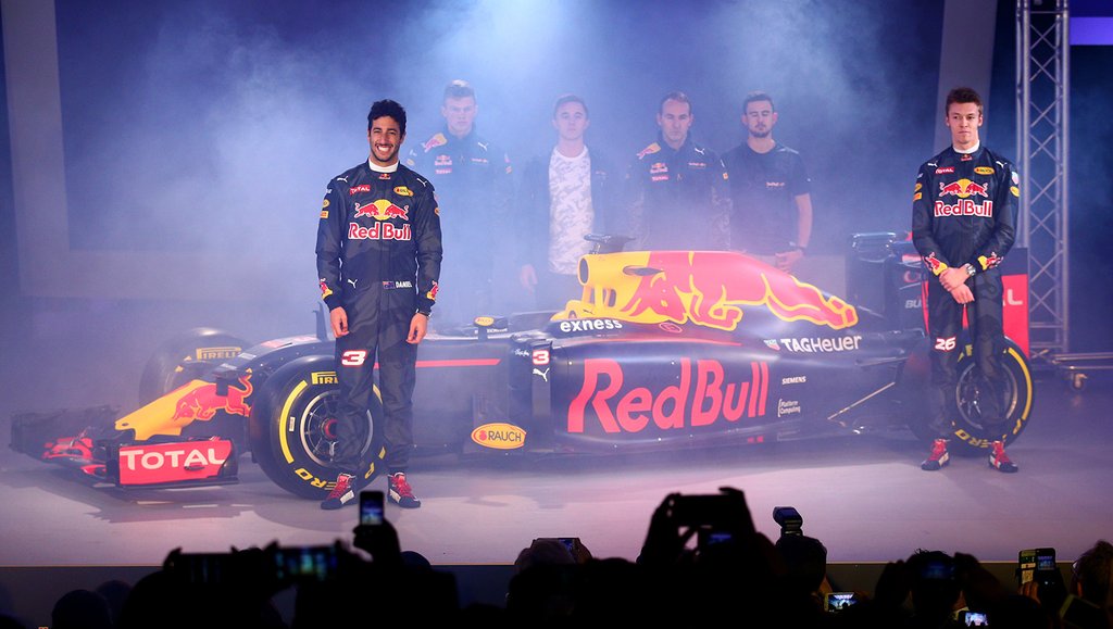 Новая ливрея команды Red Bull Racing