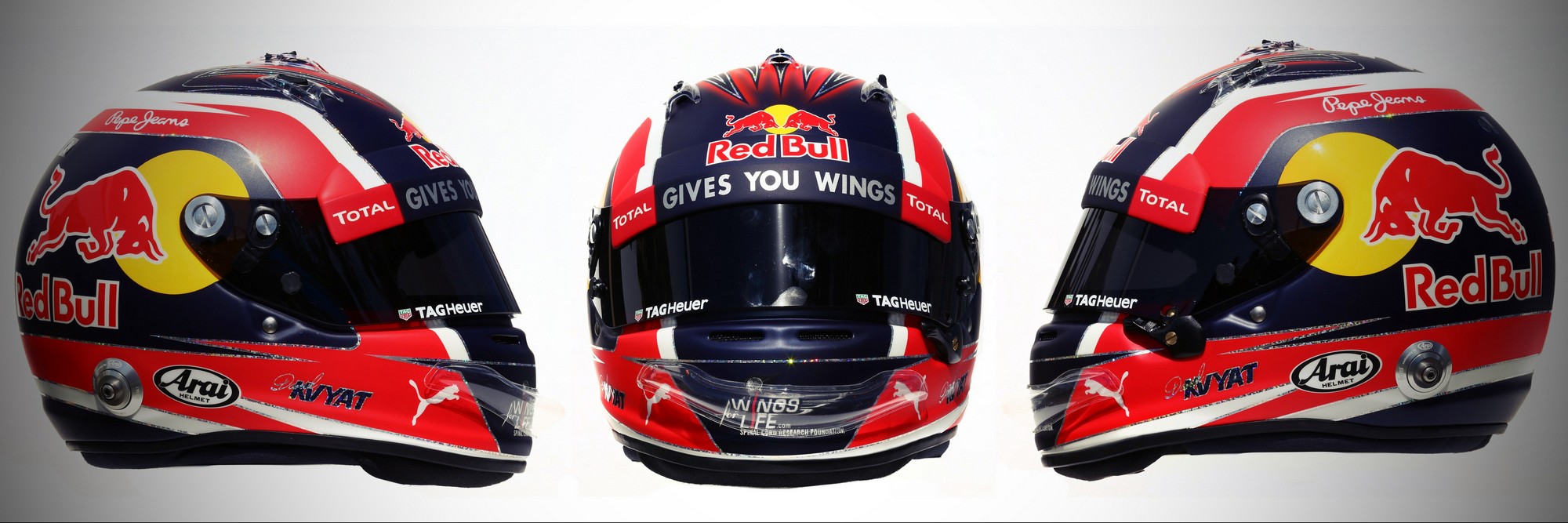 Шлем Даниила Квята на сезон 2016 года | 2016 helmet of Daniil Kvyat