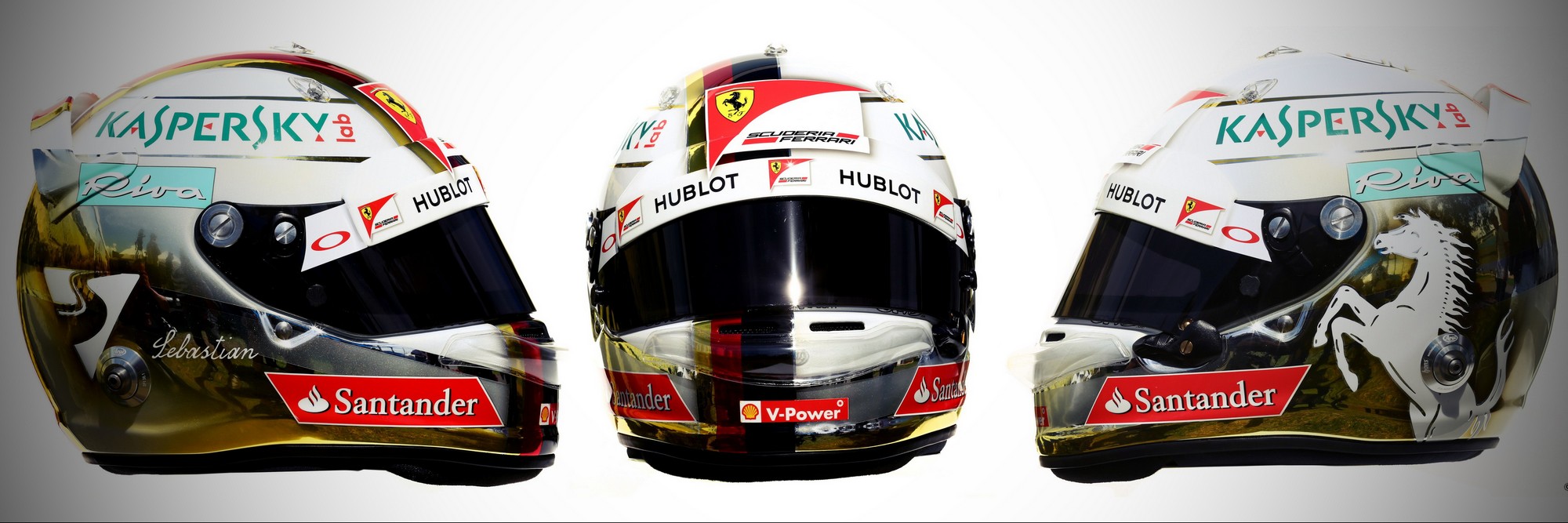 Шлем Себастьяна Феттеля на сезон 2016 года | 2016 helmet of Sebastian Vettel