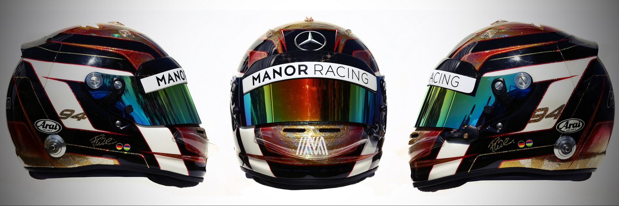 Шлем паскаля Верляйна на сезон 2016 года | 2016 helmet of Pascal Wehrlein