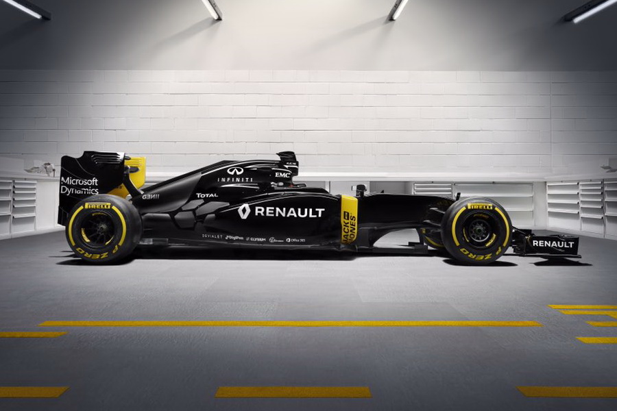 Новая ливрея команды Renault