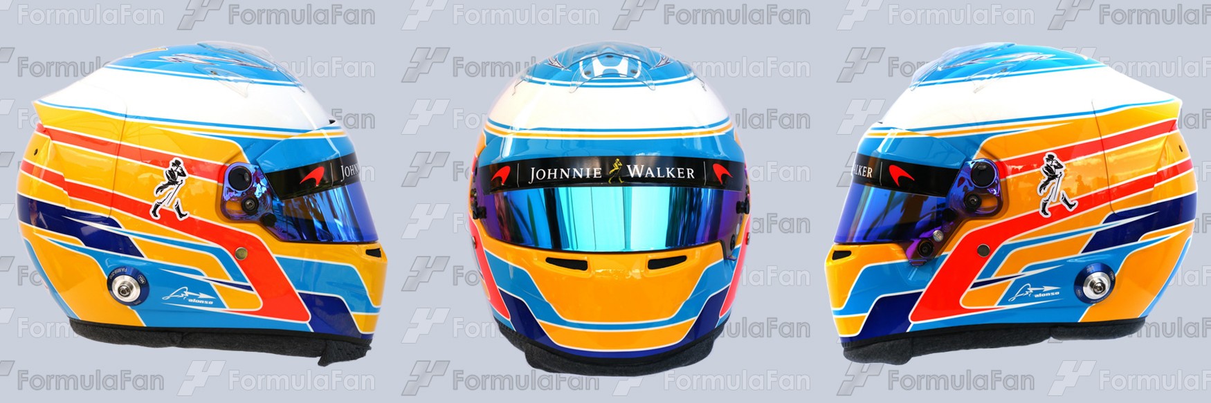 Шлем Фернандо Алонсо на сезон 2017 года | 2017 helmet of Fernando Alonso
