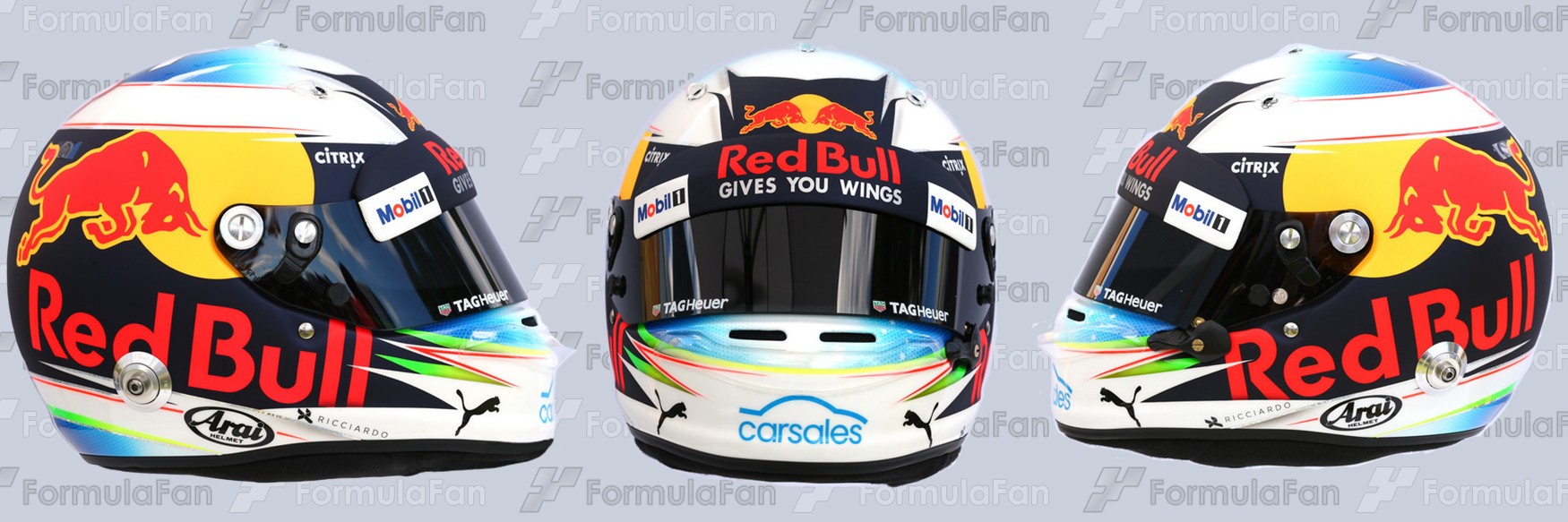Шлем Даниэля Риккьярдо на сезон 2017 года | 2017 helmet of Daniel Ricciardo