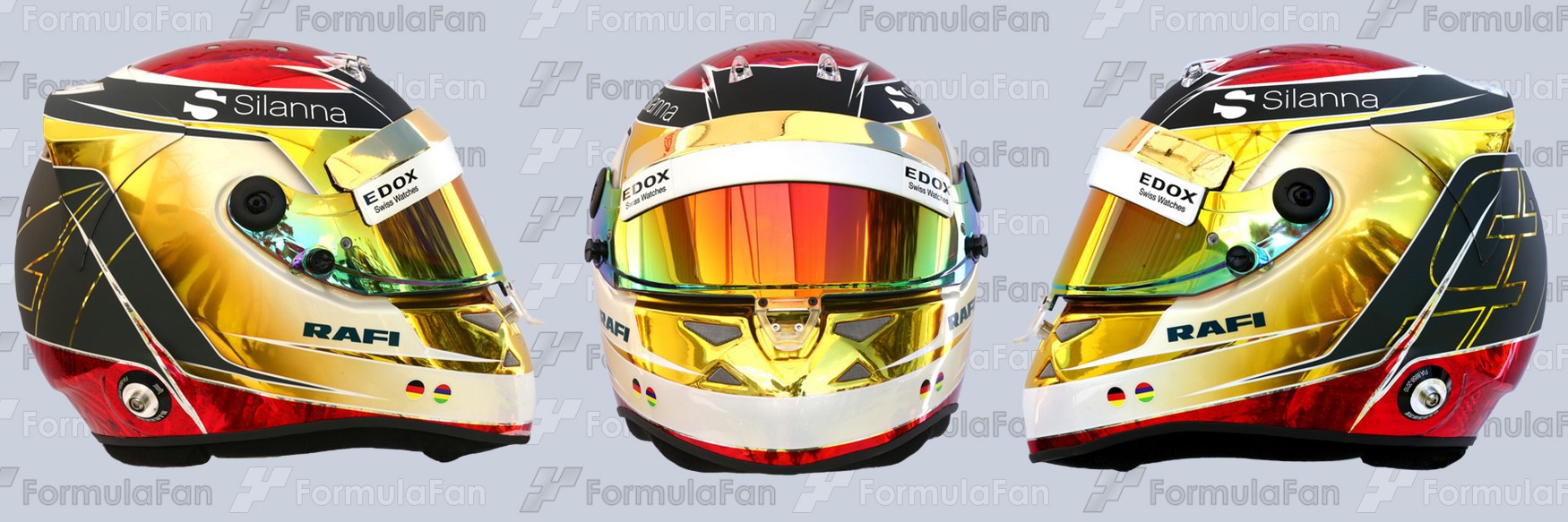 Шлем Паскаля Верляйна на сезон 2017 года | 2017 helmet of Pascal Wehrlein