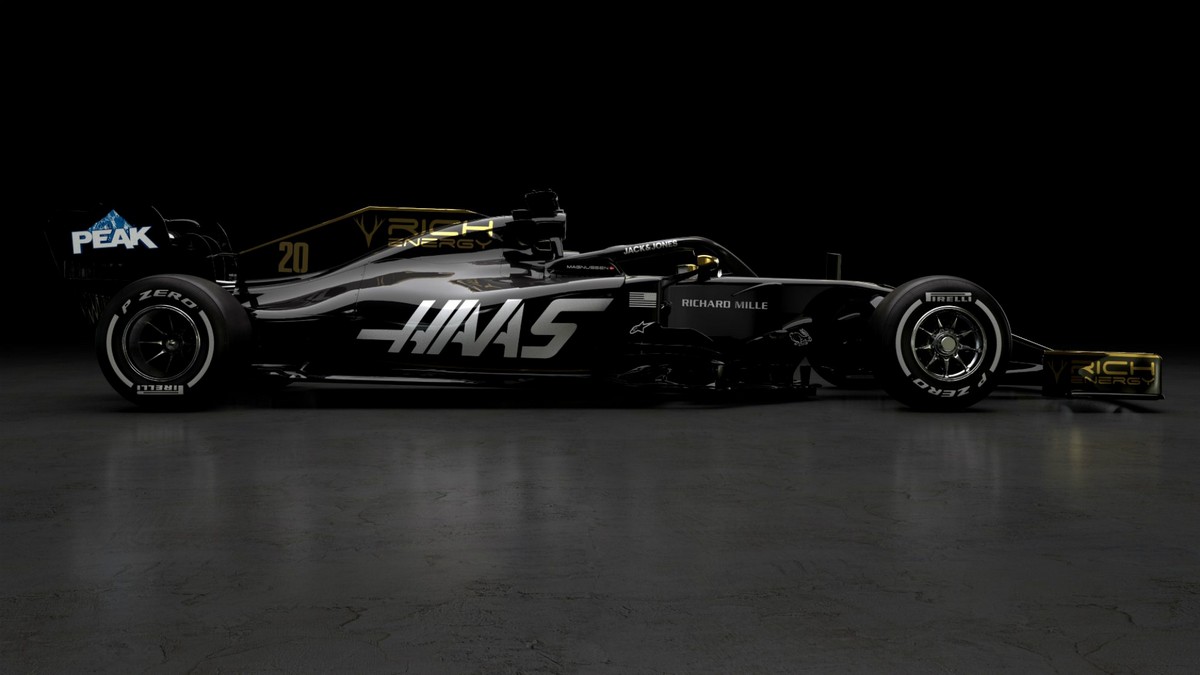 Новая ливрея команды Rich Energy Haas F1 Team