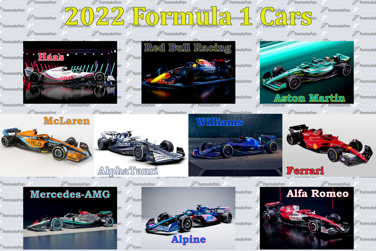 Болиды Формулы-1 2022 года | Машины Формулы-1 2022 года