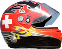 шлем Луи Делетра | helmet of Louis Deletraz