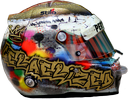 шлем Шона Гелаэля | helmet of Sean Gelael