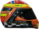 шлем Денниса Хаугера | helmet of Dennis Hauger