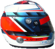 шлем Андреа Монтермини | helmet of Andrea Montermini