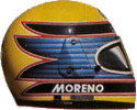 шлем Роберто Морено | helmet of Roberto Moreno