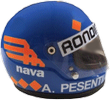 шлем Алессандро Пезенти-Росси | helmet of Alessandro Pesenti-Rossi