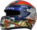 шлем Алессандро Дзанарди | helmet of Alessandro Zanardi