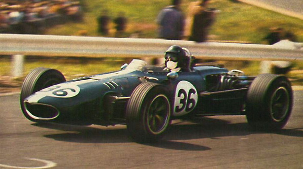 Дэн Гёрни на Гран-При Бельгии 1967 за рулем Eagle T1G | Dan Gurney in the Eagle T1G at 1967 Belgian Grand Prix