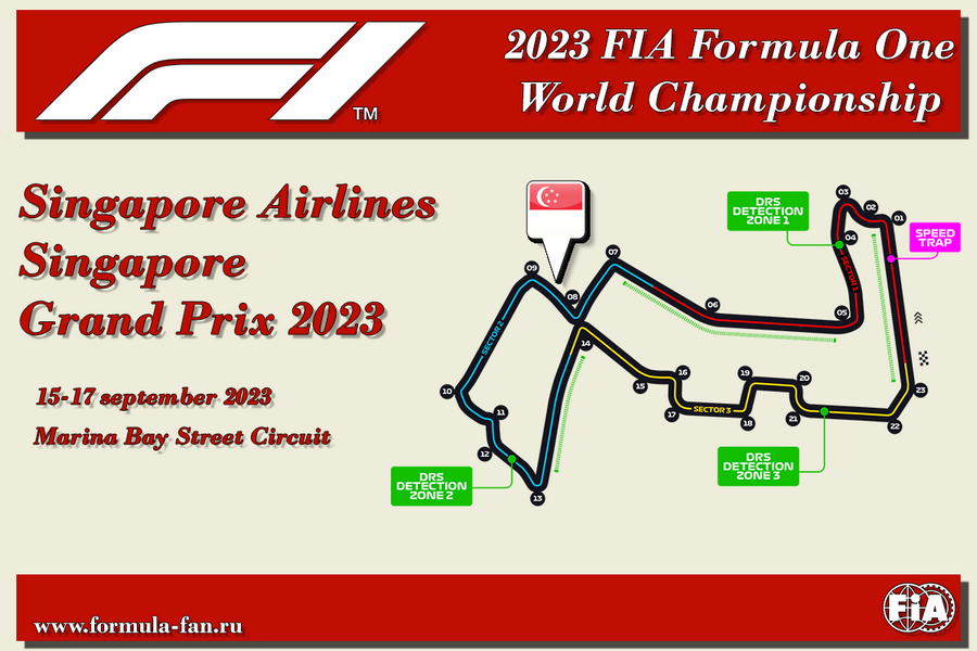 Гонка Гран-При Сингапура 2023