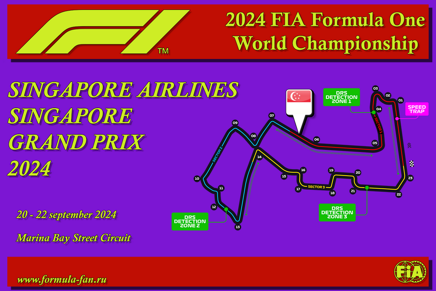 Гонка Гран-При Сингапура 2024