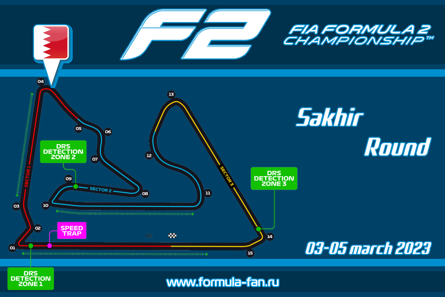 Этап ФИА Формулы-2 2023 года в Бахрейне | 2023 FIA Formula 2 Sakhir Round
