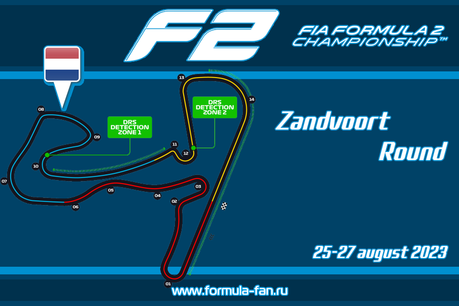 Этап ФИА Формулы-2 2023 года в Зандворте | 2023 FIA Formula 2 Zandvoort Round