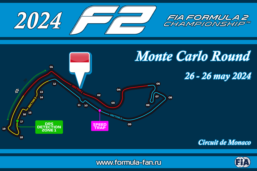 Этап ФИА Формулы-2 2024 года на трассе Монако | 2024 FIA Formula 2 Monte-Carlo Round