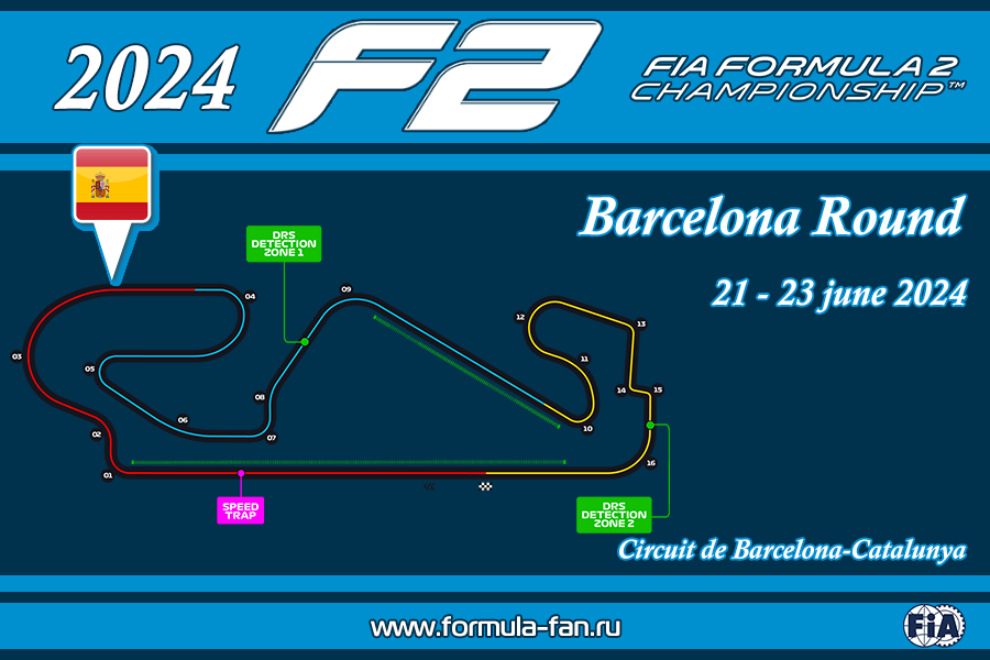Этап ФИА Формулы-2 2024 года на трассе Барселона-Каталунья | 2024 FIA Formula 2 Barcelona Round