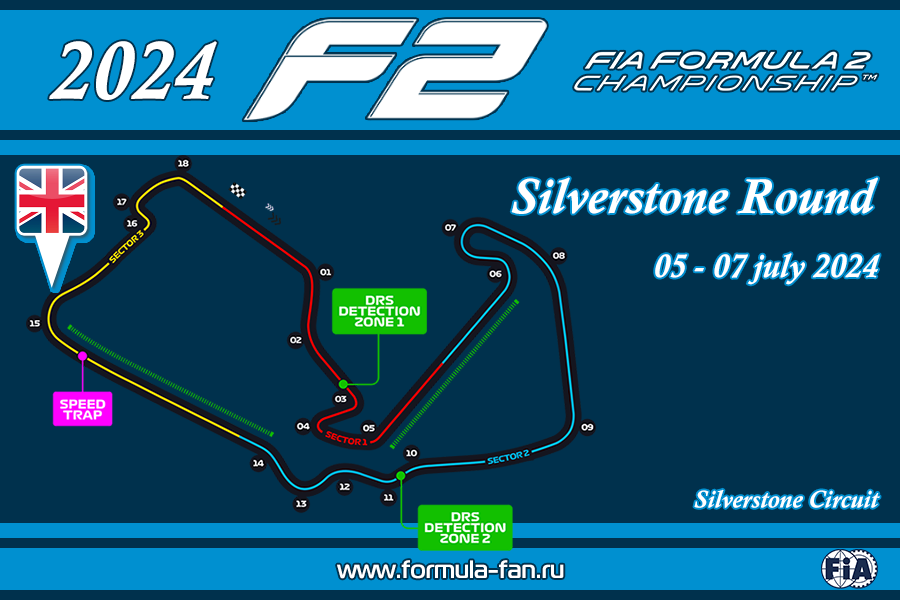 Этап ФИА Формулы-2 2024 года на трассе Сильверстоун | 2024 FIA Formula 2 Silverstone Round