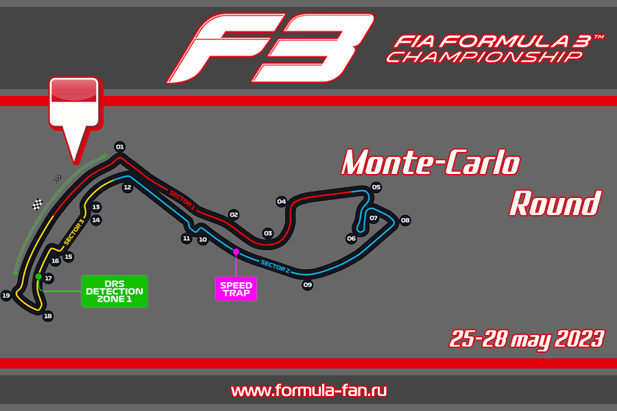 ФИА Формула-3 2023 года - Раунд 3 Монте-Карло | FIA Formula 3 2023 - Monte Carlo Round