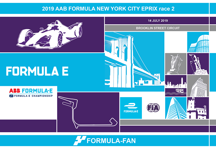 ePrix Нью-Йорка 2019 (гонка 2) | 2019 AAB Formula E New York City ePrix Race 2