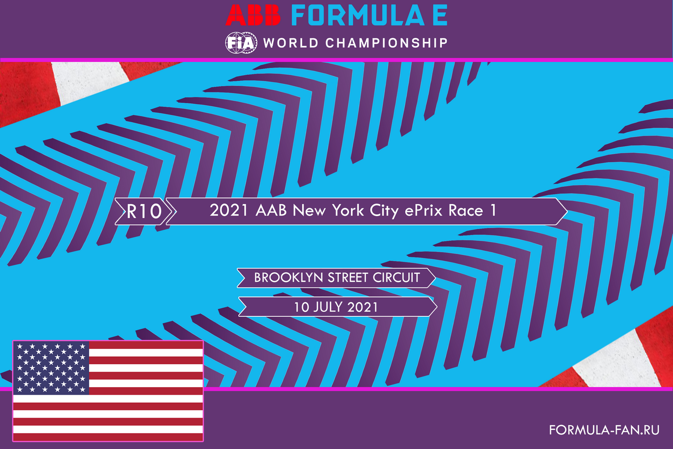 ePrix Нью-Йорка (гонка 1) | 2021 FIA Formula E AAB New York City ePrix Race 1