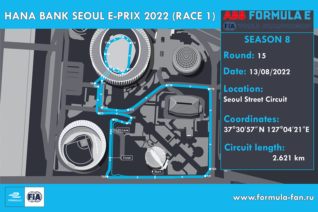 ePrix Сеула 2022 (гонка 2) | 2022 AAB FIA Formula E Hana Bank Seoul ePrix Race 2
