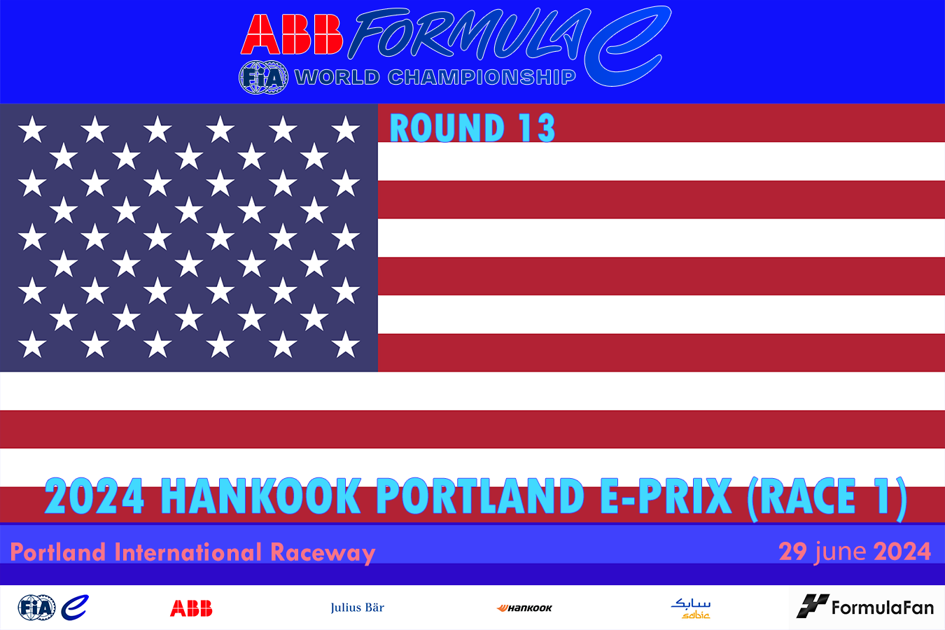 E-Prix Портленда 2024 (гонка 1) | 2024 AAB FIA Formula E Hankook Portland E-Prix Race 1
