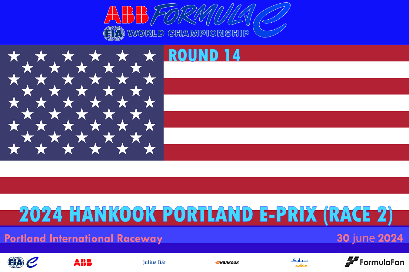 E-Prix Портленда 2024 (гонка 2) | 2024 AAB FIA Formula E Hankook Portland E-Prix Race 2