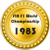 1983 gold F1 | 1983 золото Ф1