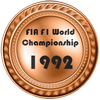 1992 bronze F1 | 1992 бронза Ф1