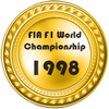 1998 gold F1 | 1998 золото Ф1